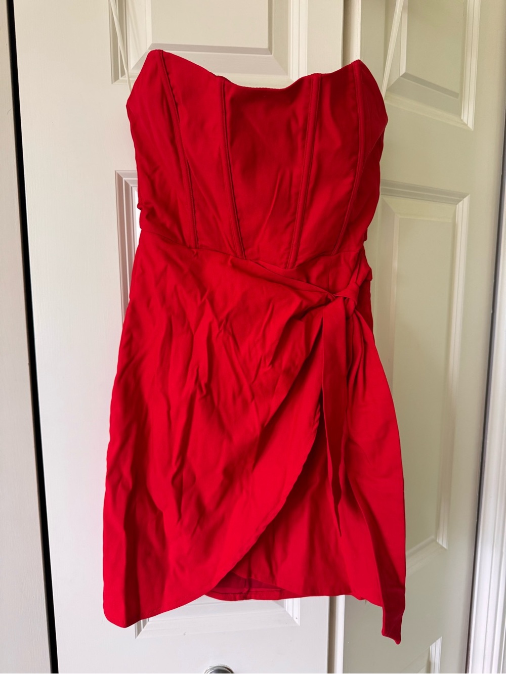 Hello Molly Strapless Red Cocktail Dress - Elegant Women's Party Dress